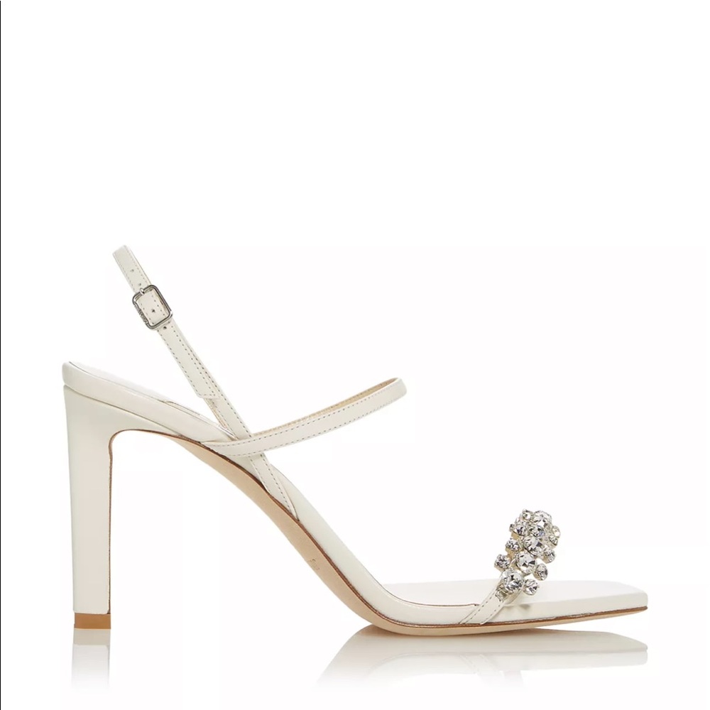 Jimmy Choo
Women's Meira 85 Embellished High Heel Slide Sandals